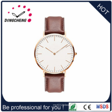 Fashion Waterproof Mens Ladies Brand Leather Strap Watch (DC-1347)